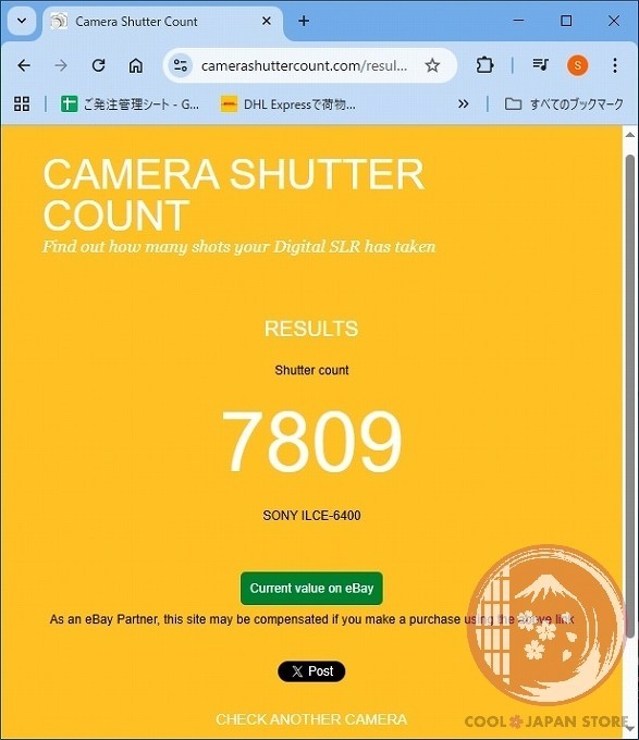 English OK[ 7809 shots MINT in Box ] Sony Alpha A6400 24.2MP Mirrorless Cl15