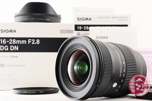 [TOP MINT w/Filter in Box]Sigma 16-28mm f/2.8 DG DN Contemporary SONY Japan Lv76