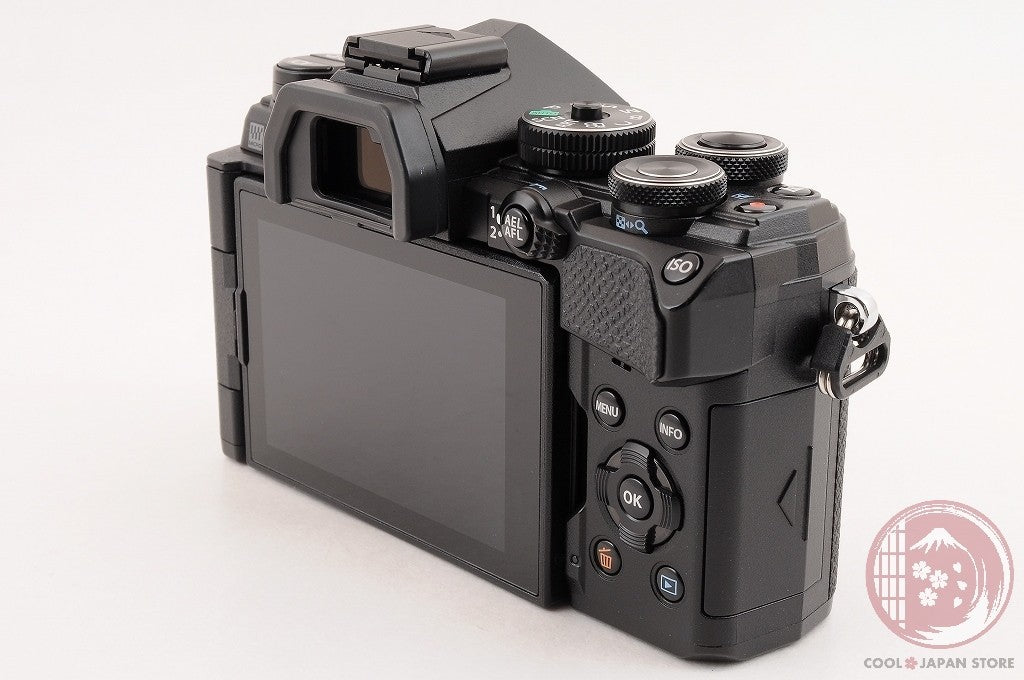 [ 3240 shots TOP MINT w/Camera Grip in Box ] Olympus OM-5 Black from Japan Cl81