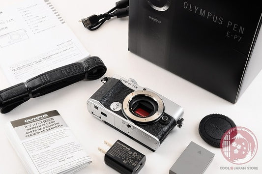 [ 3815 shots TOP MINT in Box] Olympus PEN E-P7 Silver from Japan Ck72