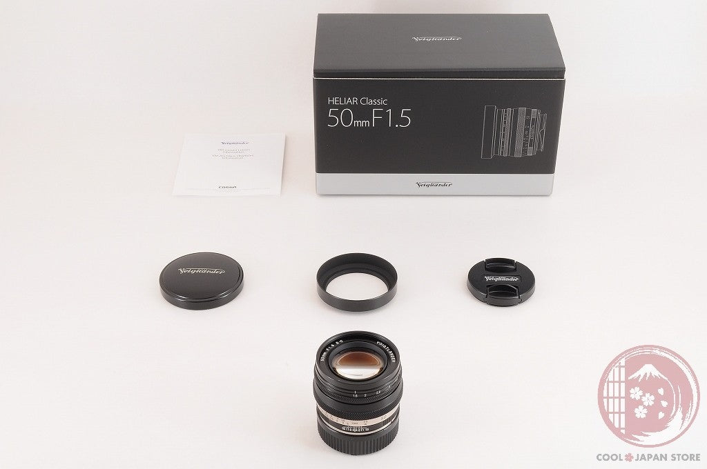 DDU [TOP MINT in Box] Voigtlander HELIAR 50mm f/1.5 VM from Japan Lu06