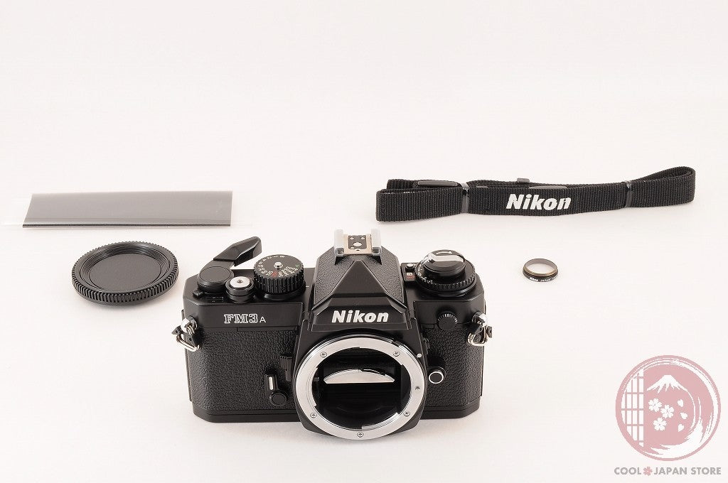 [MINT w/ Strap Cap] Nikon FM3A Black S/N 305XXX from Japan Cg87