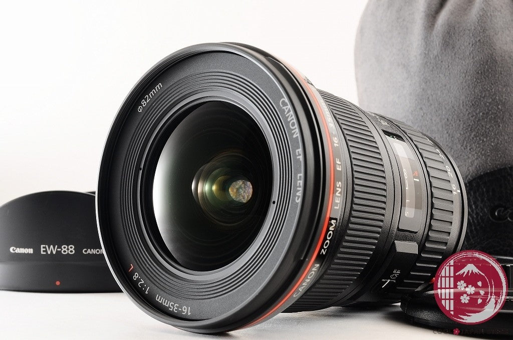 [MINT+ w/Hood Pouch] Canon EF 16-35mm f/2.8 L II f2.8L USM from Japan Ls46