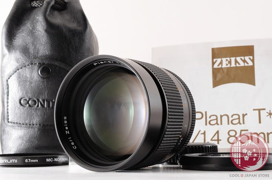 DDU[MINT w/Filter Pouch] Contax Planar 85mm f/1.4 MMJ from Japan Lu17