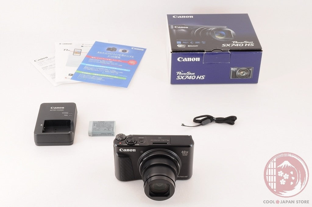 DDU[TOP MINT in Box] Canon PowerShot SX740 HS Black from Japan Cj92