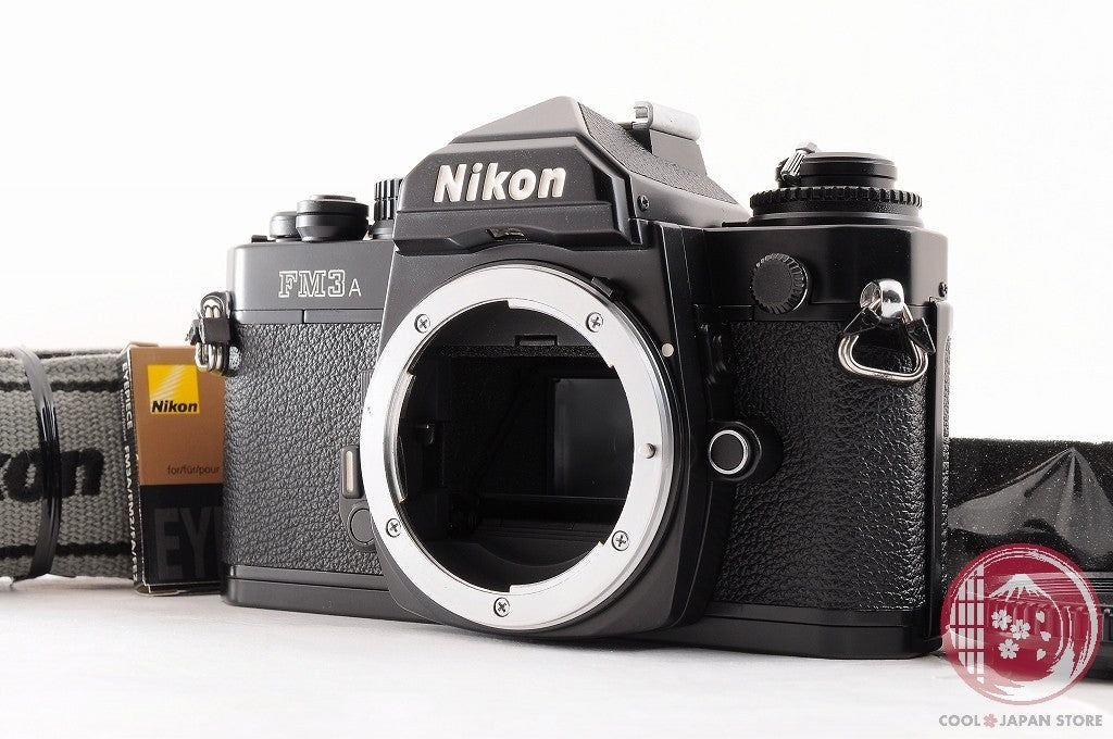 [MINT+ w/ Strap Cap] Nikon FM3A Black S/N 306904 from Japan Cl38