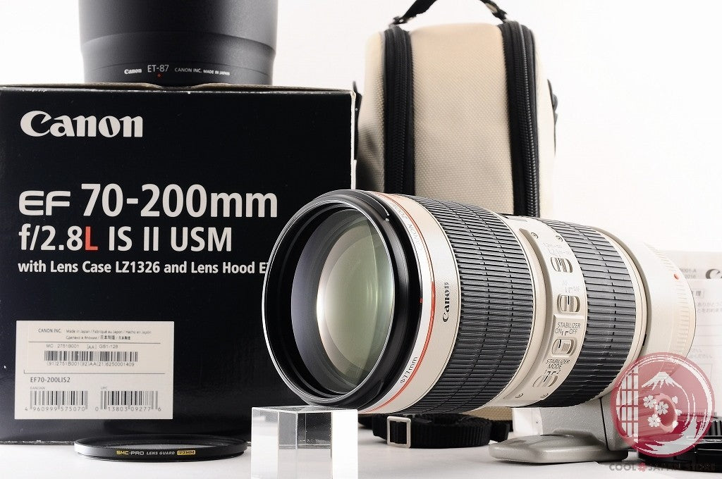 DDU [TOP MINT w/ Filter in Box] Canon EF 70-200mm f/2.8 L f2.8L II IS USM Lt46