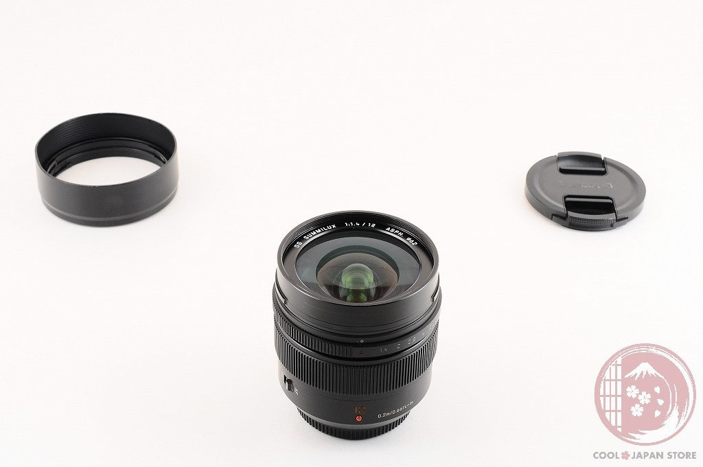 [MINT w/ Hood Caps] Panasonic LEICA 12mm f/1.4 DG SUMMILUX ASPH. LUMIX G Lw13