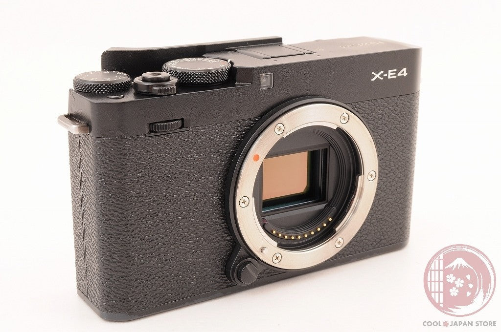 [ 9390 shots MINT w/Charger Cable ] Fujifilm Fuji X-E4 Black 26.1MP Ci27