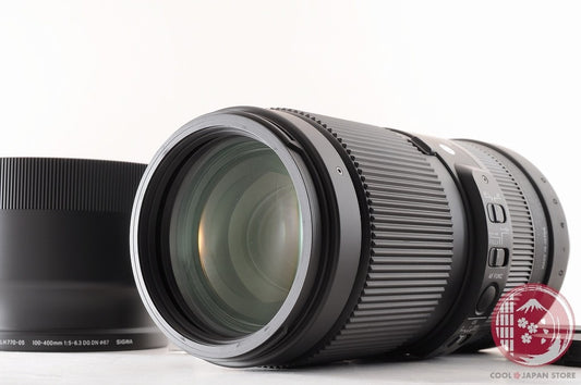 DDU[TOP MINT w/ Hood] Sigma 100-400mm f/5-6.3 DG DN OS Contemporary X Lt87