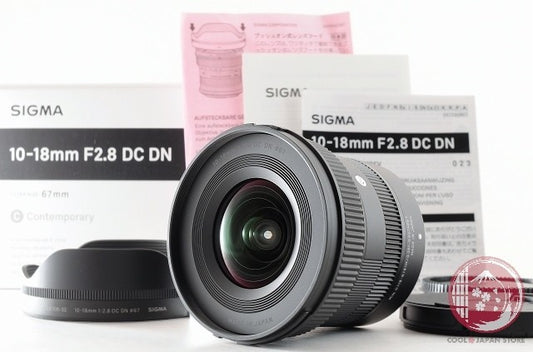 [TOP MINT in Box] Sigma 10-18mm f/2.8 DC DN Contemporary Sony from Japan Lu90