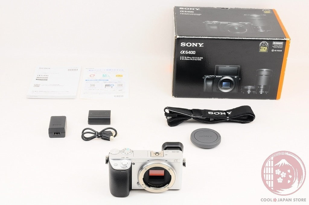 English OK[ 7809 shots MINT in Box ] Sony Alpha A6400 24.2MP Mirrorless Cl15