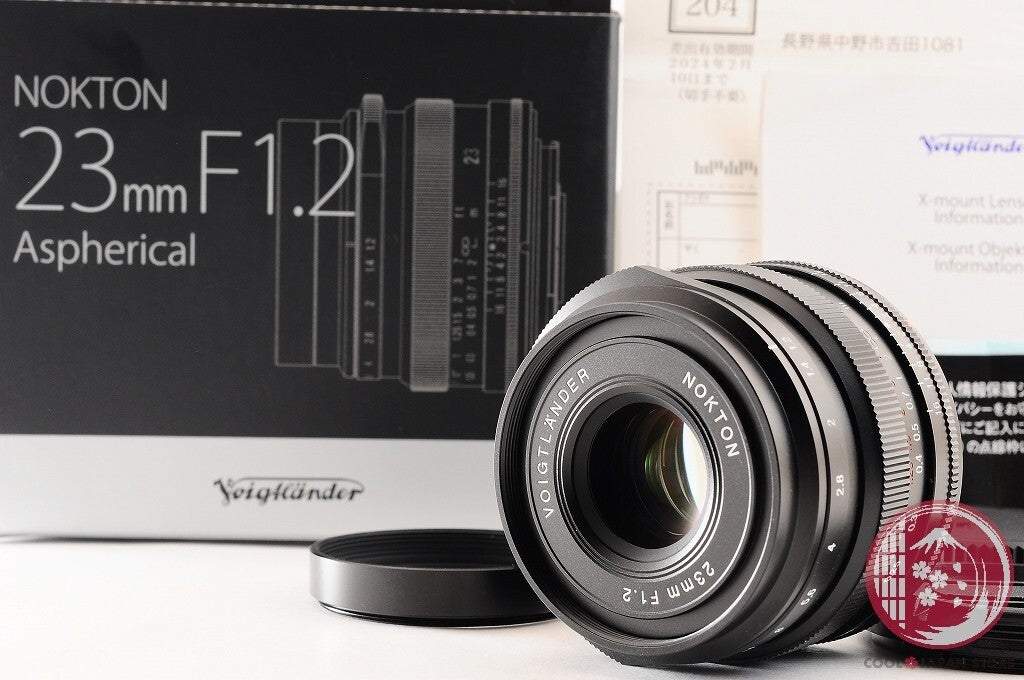 [TOP MINT in Box] Voigtlander NOKTON 23mm f/1.2 Fujifilm X mount Japan Lr34
