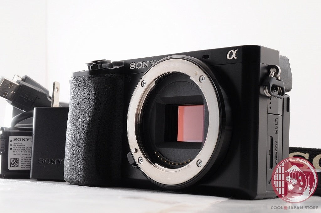 [ 1303 shots MINT+ w/ Strap Cable ] Sony Alpha a6100 Mirrorless Cm24
