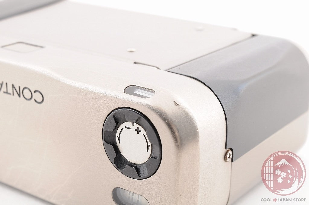 DDU[MINT w/Strap Case] Contax T2 Silver from Japan Cj54