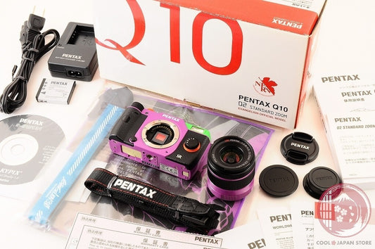 [ 141 shots MINT+ in Box ] PENTAX Q10 EVANGELION TYPE 01 + Lens Kit Japan Cg12