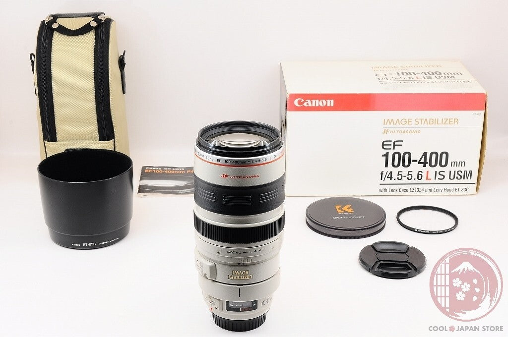 [MINT w/ Filter in Box] Canon EF 100-400mm f/4.5-5.6 L IS USM from Japan Lq62
