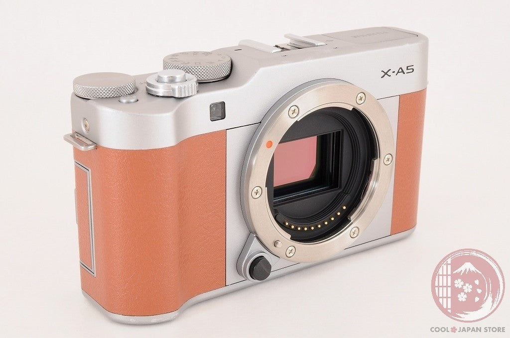 DDU [MINT+ w/Cable Manuals] Fujifilm Fuji X-A5 Brown 24.2MP Digital Camera Cj66
