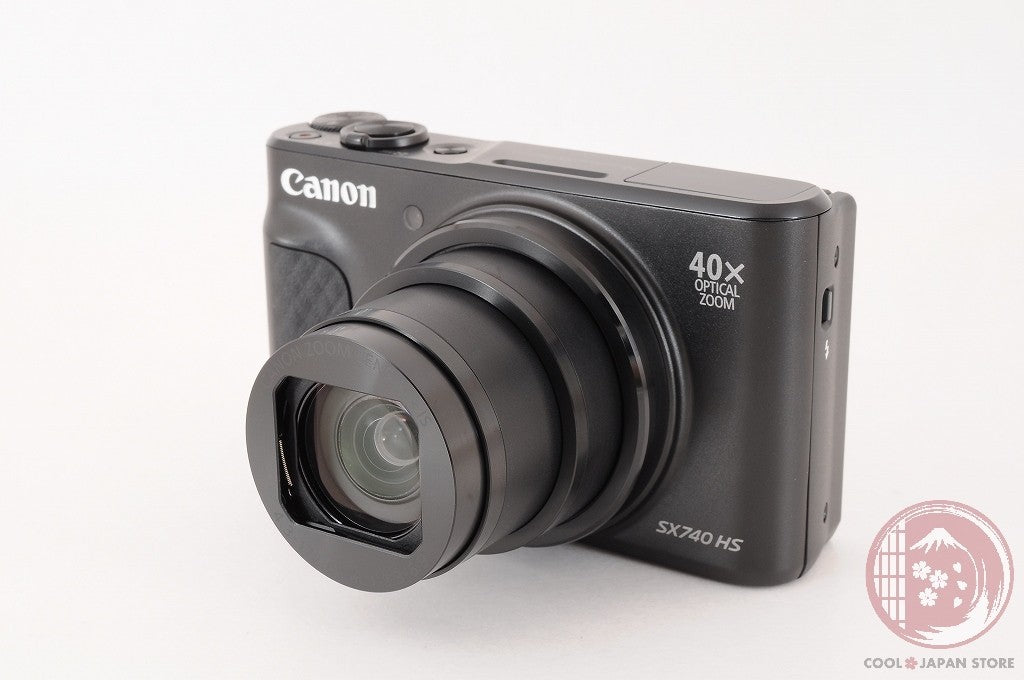 DDU[TOP MINT in Box] Canon PowerShot SX740 HS Black from Japan Cj92