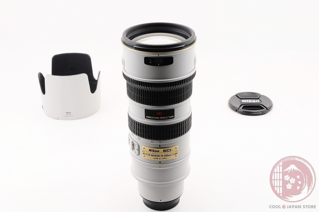 [MINT+ w/Hood Tripod] Nikon AF-S 70-200mm f/2.8 G ED VR IF Light Gray Lv71