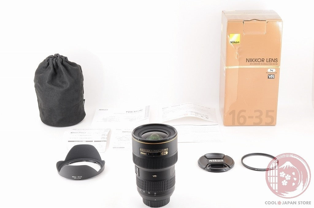 DDU[MINT+w/Filter in Box] Nikon AF-S NIKKOR 16-35mm f/4 G ED VR SWM IF Lens Lt77