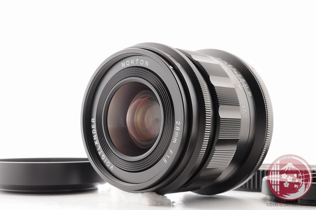 DDU[TOP MINT w/ Hood Caps] Voigtlander NOKTON 28mm f/1.5 NIKON from Japan Ls91