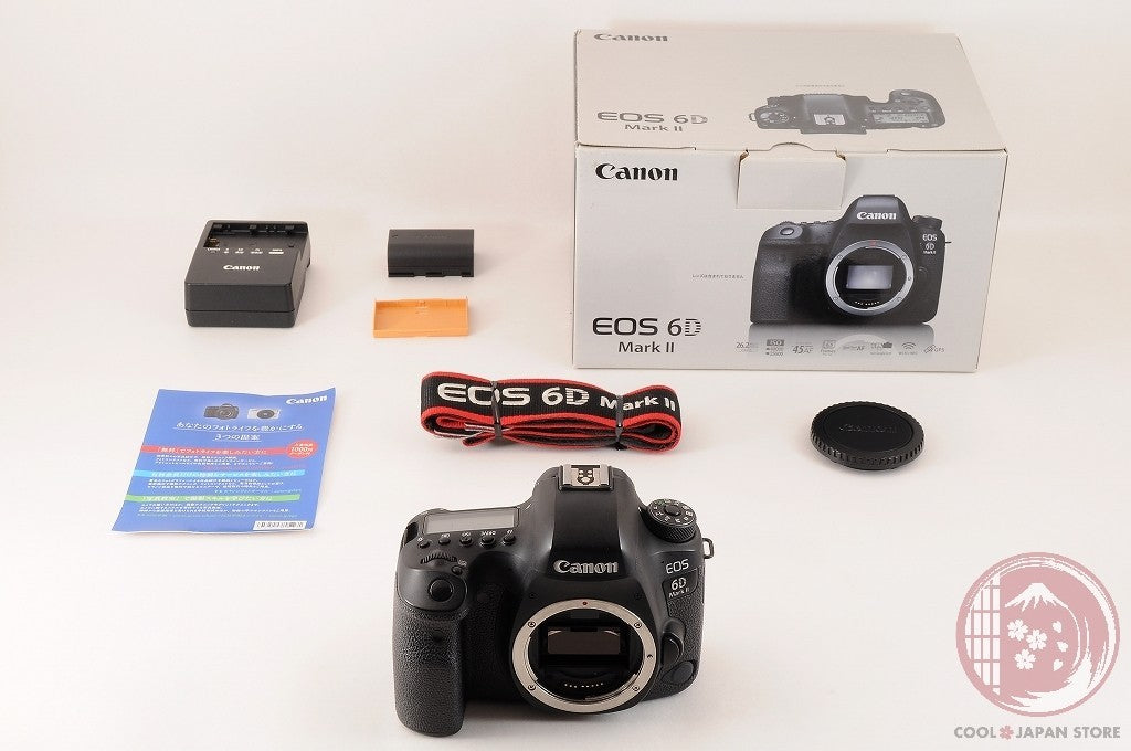 [ 5478 shots MINT+ in Box] CANON EOS 6D Mark II 26.2MP Digital SLR Camera Cg92