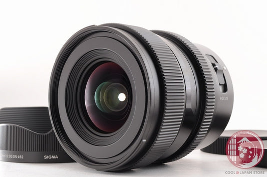 DDU[MINT+ w/Hood Caps] Sigma 20mm f/2 DG DN Contemporary SONY from Japan Lu36