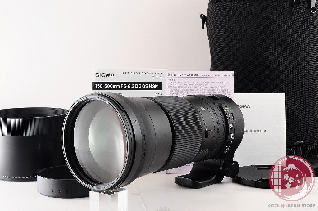 [MINT+ w/Hood Case] Sigma 150-600mm f/5-6.3 DG OS HSM Contemporary NIKON Lv48