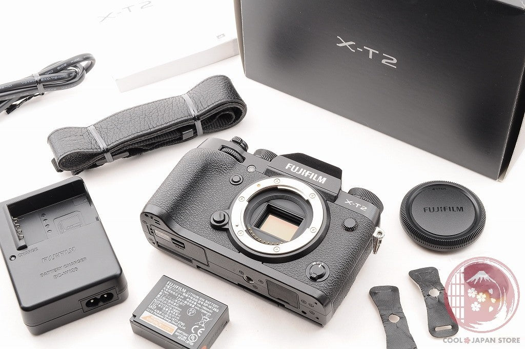 [ 22 shots TOP MINT in Box ] Fujifilm Fuji X-T2 XT2 Black 24.3MP Mirrorless Ck11