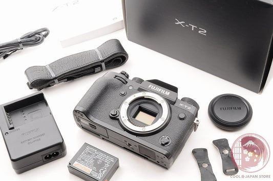 [ 22 shots TOP MINT in Box ] Fujifilm Fuji X-T2 XT2 Black 24.3MP Mirrorless Ck11