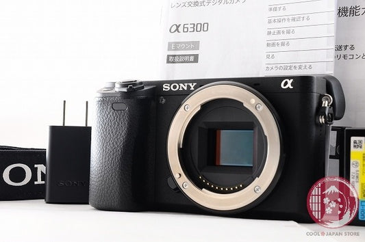 35 lang OK[ 2462 shots MINT+ w/ Strap Cable ] Sony Alpha a6300 ILCE- 6300 Ck56