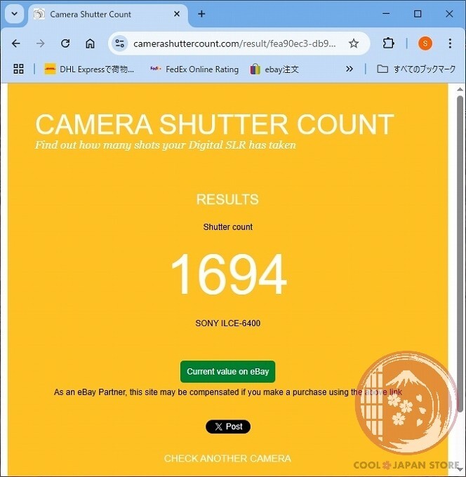 English OK[ 1694 shots MINT+ in Box] Sony Alpha A6400 24.2MP Mirrorless Cg14