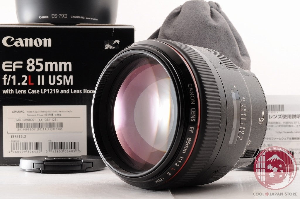 [TOP MINT in Box] Canon EF 85mm f/1.2 L II USM from Japan Lw61