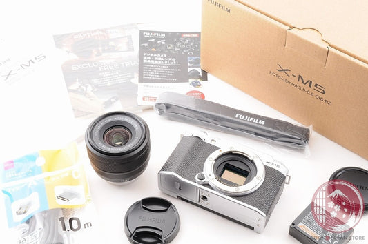 [UNUSED] Fujifilm Fujifilm X-M5 silver w/ XC 15-45mm from Japan Ci82