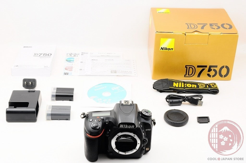 DDU [ 18175 shots MINT in Box] Nikon D750 24.3 MP SLR DSLR FX from Japan Ck00