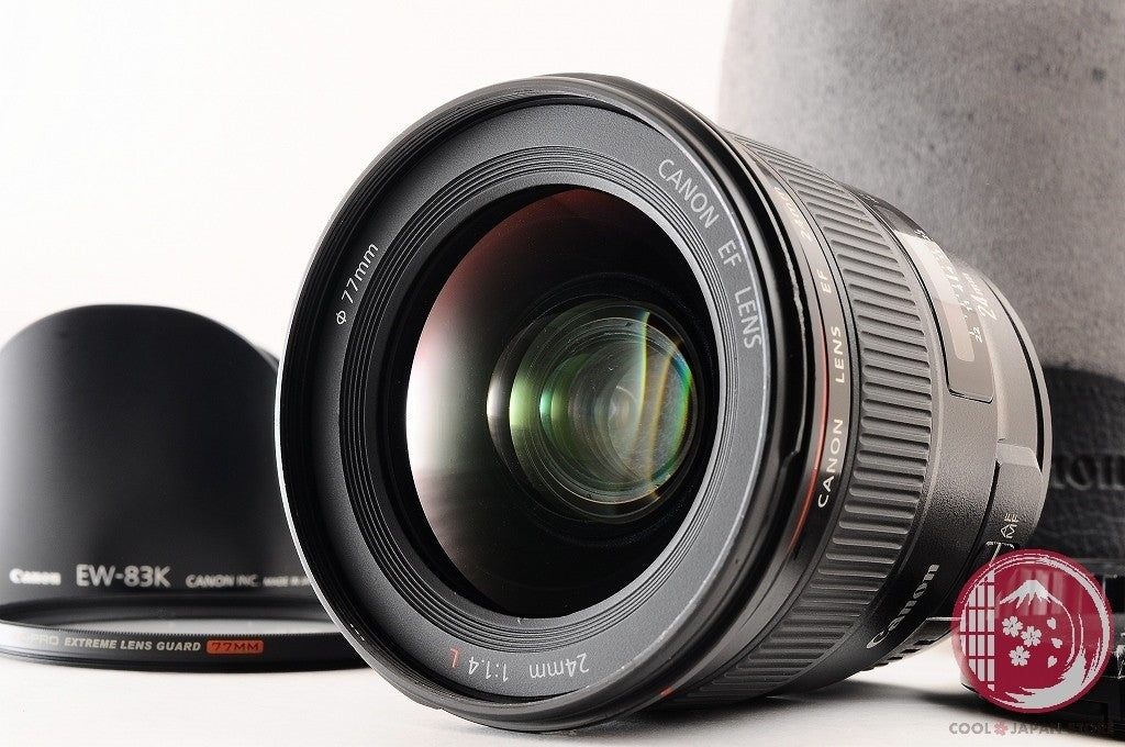 DDU[MINT w/ Hood Filter] Canon EF 24mm f/1.4 L II USM from Japan Lt91