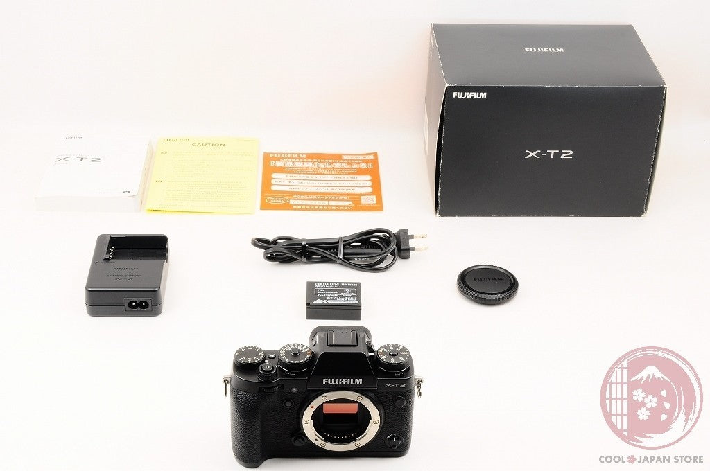 [ 2976 shots MINT+ in Box ] Fujifilm Fuji X-T2 XT2 Black 24.3MP Mirrorless Ck12