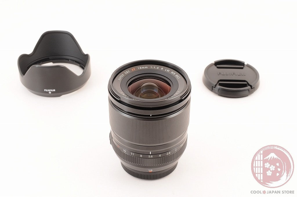 [TOP MINT w/Hood Caps] Fujifilm Fuji Fujinon XF 18mm f/1.4 R LM WR Lr91