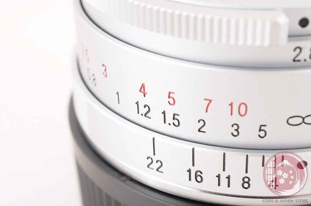 DDU[TOP MINT in Box] Voigtlander COLOR-SKOPAR 28mm f/2.8 VM II Silver Japan Lu19