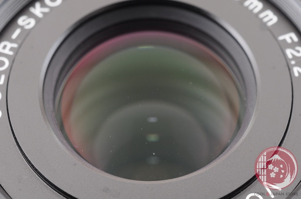 DDU[TOP MINT in Box] Voigtlander COLOR-SKOPAR 50mm f/2.2 VM Black  Japan Lu20