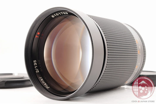 [EXC5 w/ Caps] Contax Planar 135mm f/2 AEG from Japan Ly09