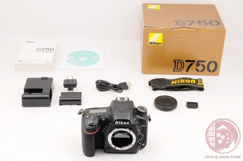 [ 42373 shots MINT+ in Box ] Nikon D750 24.3 MP SLR DSLR FX from Japan Cm13