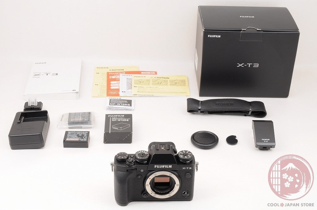 [ Low shots MINT+ in Box] Fujifilm Fuji X-T3 XT3 Black 26.1MP Mirrorless Cm03