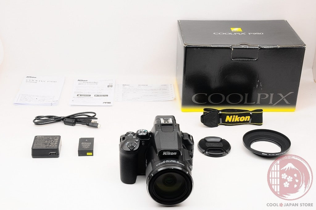 DDU [TOP MINT in Box]Nikon Coolpix P950 16.0MP Point & Shoot Camera Black Ci06