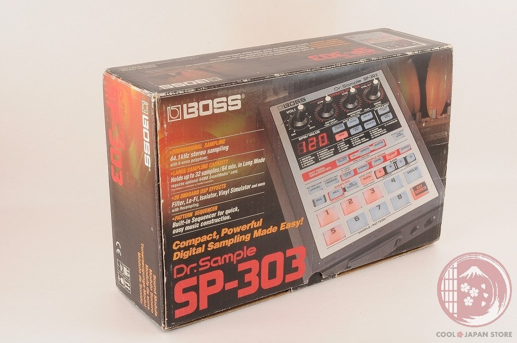 [MINT w/32MB in Box]BOSS SP-303 Dr.Sample drum machine Potentiometer Roland M166