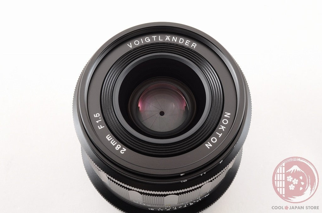DDU[TOP MINT w/ Hood Caps] Voigtlander NOKTON 28mm f/1.5 NIKON from Japan Ls91