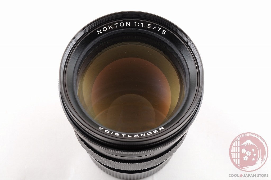 [MINT+ in Box] Voigtlander NOKTON 75mm f/1.5 VM Black from Japan Ly61