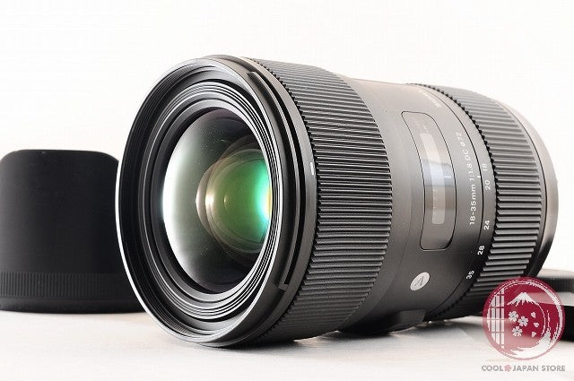 [MINT+ w/ Hood Caps] Sigma 18-35mm f/1.8 DC HSM Art NIKON from Japan Lv56