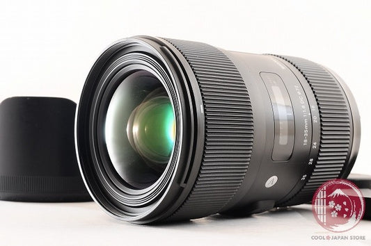 [MINT+ w/ Hood Caps] Sigma 18-35mm f/1.8 DC HSM Art NIKON from Japan Lv56